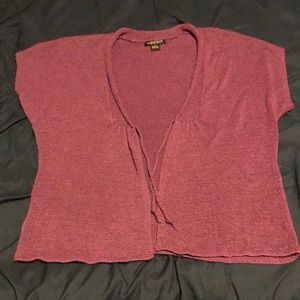 Short sleeve cardigan